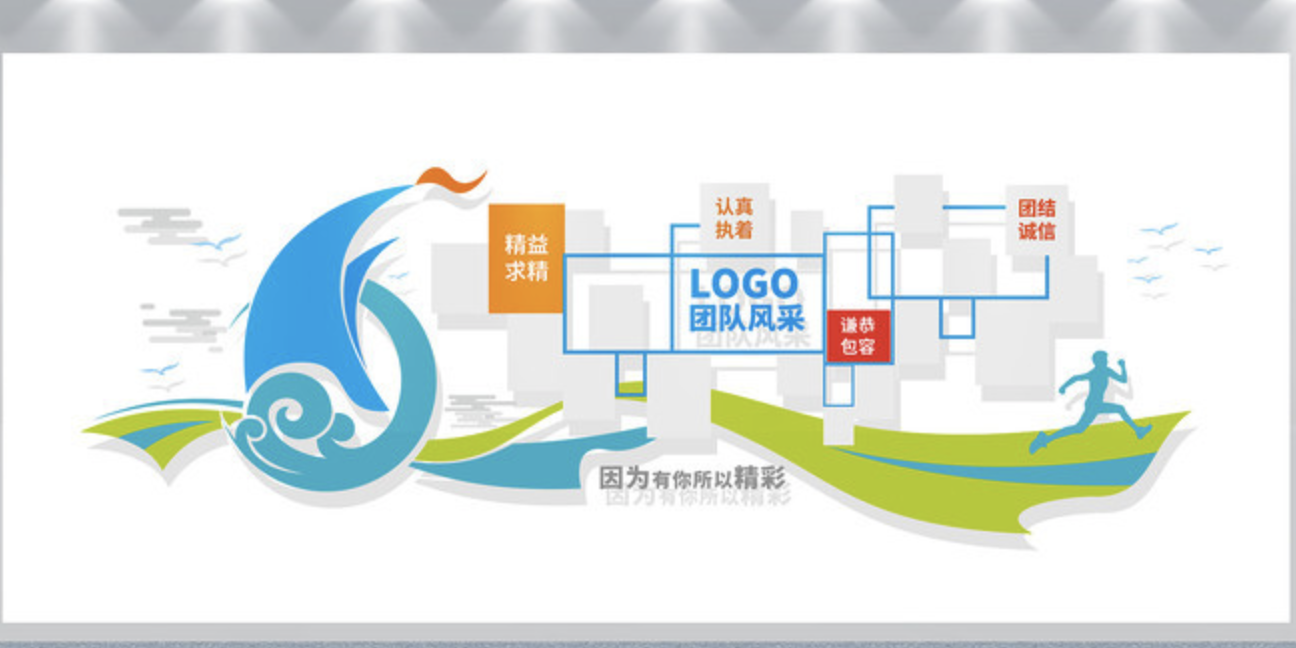 企業(yè)文化墻立體照片墻公司員工風(fēng)采形象墻(圖4) 企業(yè)文化墻設(shè)計